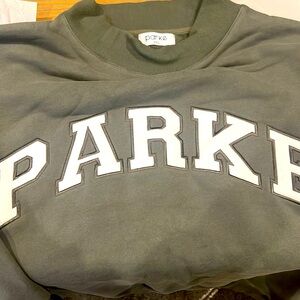 Mock neck hunter green sweatshirt - NWT